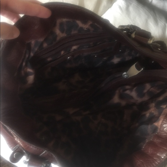 B.Makowsky Saddle Brown bag - Picture 3 of 6